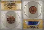 Exonumia Token Civil War NY-NYC Washington Market Storecard 630CC-4a ANACS MS-60 RB -