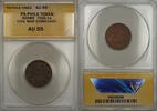Exonumia Token Civil War PA-Philadelphia Adams Storecard 750A-1a ANACS AU-55 (Better) -