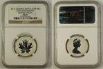 Kanada $3 Coin Canada Maple Leaf Silver 25th Anniversary NGC PF-69 Reverse Proof -