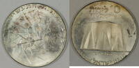 Weltmünzen 10 Lirot 1971-Utrecht Israel Commem Silver UNC Science Coin with Original Case -
