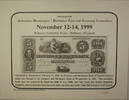 Briefmarken November 10th Fall Washington Baltimore Coin & Currency Show Souvenir Card -