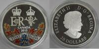 Kanada $20 Coin Canada Silver A Historic Reign Gem Proof in Capsule -