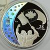 Kanada $25 Silver Canada Holographic Proof Coin-Athletes Pride -2010 Vancouver-COA -