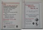 Publications & Supplies 11,12 1976 Frank 43rd Public & Mail Auction Catalog Sept 11,12 Frank & Lourese Katen WW17D -
