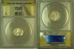USA Dime Mercury 10c ANACS MS-60 Details (FB IOO) *Toned* (Uncleaned IOO) -