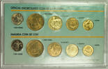 Weltmünzen Coins of Israel Official Uncirculated Coin Set and Hannuka Coin Set -