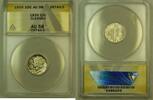 USA Dime Mercury 10c ANACS AU-58 Details Cleaned (Uncleaned IOO) *Light Toning* -