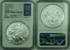 Bullion 2021 American Silver Eagle $1 1 Oz Troy .999 Fine Silver NGC MS-70 A -
