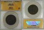 USA Large Cent Copper 1c Coin ANACS VG-8 Details Corroded (B) -