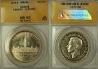 Kanada $1 Coin Canada Silver Parliament King George VI ANACS MS-60 Cleaned PL -