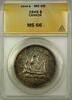 Kanada One Dollar Canada Silver $1 Coin ANACS MS-66 Toned (Proof-Like) -
