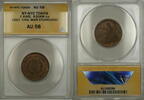 Exonumia Token NY-NYC C Karl Civil War Storecard 630AM-1a ANACS AU-58 (Better) -