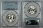 USA 1949-D Silver   Coin, PCGS MS-64, Neat Die Break, Better Coin Washington Quarter  