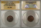 Exonumia Token NY-Fort Edward Harvey & CO Civil War Storecard 270A-1a ANACS AU-58 -