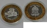Collectibles Token $10 Trump Plaza Gaming Fine Silver Ctr/Hollywood Classics-WC Fields -