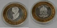 Collectibles Token $10 Trump Plaza Gaming Fine Silver Ctr/Hollywood Classics-Bette Davis -