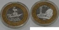 Collectibles Token $10 Flamingo Hilton Gaming Fine Silver Center-Las Vegas, Nevada -