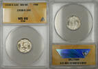 USA Dime 1938-S Silver Mercury 10C Coin ANACS MS-66 Full Split Bands (11 B) -