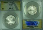 Weltmünzen 2 Franc 1965-B Switzerland Swiss Silver Coin ANACS MS-64 -