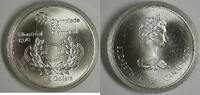 Kanada 5 Dollar 1974 Canada RCM Silver Montreal Olympic Games Coin - Rings -