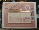 Briefmarken BEP souvenir card B 118 Stampshow 1988 block 3c Constitution visitor cancel -