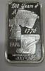 Bullion 1973 Independence Day Bicentennial 1 Ounce .999 Fine Silver Bar 1776-1976 SB97 -