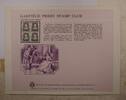 Briefmarken BEP Souvenir Card B 89 Garfield Perry 1902 8¢ Martha Washington Stamp -