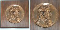 Collectibles A. Lincoln Large High Relief Galvano 10 Diameter Copper Colored by Calverley -