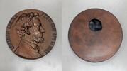 Collectibles Vintage Lincoln HR Stone Galvano 9 Inches Dia. by C. Calverley (15) -