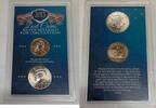 USA 1 Dollar Sacagawea Native American $ & Kennedy Half Dollar Coins/Holder -