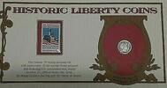 USA Dime Historic Liberty Coins Barber W/Stamp in Information Card -