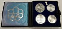 Kanada Canada Montreal Olympic Games .925 Silver Four Coin Set in RCM OGP -