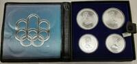 Kanada Canada Montreal Olympic Games .925 Silver Four Coin Set in RCM OGP -