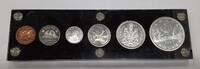 Kanada Canada 6 Coin Mint Set Queen Elizabeth II BU in Black Acrylic Holder -