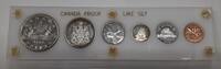 Kanada Canada 6 Coin Mint Set Queen Elizabeth II BU in White Acrylic Holder -