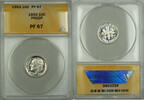 USA Roosevelt Dime Silver Proof ANACS PF-67 Lightly Toned -