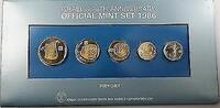 Weltmünzen Coins of Israel Piefort 5 Coin Mint Set in OGP -