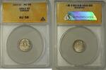 Kanada Cent Canada Five 5c Silver Coin ANACS AU-58 Full Luster -