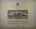 Banknoten 1895 $ ABNCo Souvenir Card ANA 1988 Face $100 Republic of Hawaii SC SO 61 -