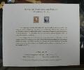 Briefmarken BEP Souvenir Card Anphilex '71 - 1847 Franklin & Washington stamps (B 15) -