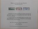 Briefmarken BEP Souvenir Card From ASDA Show NY - 3 Graf Zeppelin Stamps (B 14) -