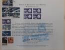 Briefmarken BEP Souvenir Card 1972 Interpex Show Echo I Stamp Multiple Cancels (B 16) -