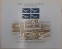 Briefmarken BEP Souvenir Card 13th Interpex Show 1971 - 4 Project Mercury Stamps (B 9) -
