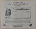 Banknoten ABNCo Souvenir Card ANA in 1982 - Bank of Ruby City, CO Cert of Deposit SO-23 -