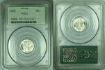 USA Dime Mercury PCGS MS 65 Near Full Band (PCGS OGH) -
