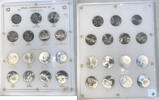 Weltmünzen 1958-1965 Israel Commemorative 15 Coin Set In Deluxe berger hard plastic holder -