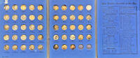 USA Dime 1946-1964 Roosevelt Silver Toned Set-Whitman Coin Folder (E) -