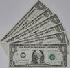 Banknoten 1974 $ Lot of 10 Series $1 FRNs-Consecutive S/Ns CU - See Photos. -