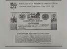 Banknoten MSNA Souvenir Card Chesapeake and Ohio Canal Scrip 50c -