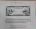 Banknoten 1915 $ BEP Souvenir Card ANA 1983 Back $20 FRBN Plain Card/No Cancels Etc B-61 -